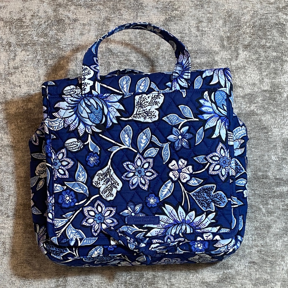 Vera Bradley Floral Blue & White Women's travel bag {1250}